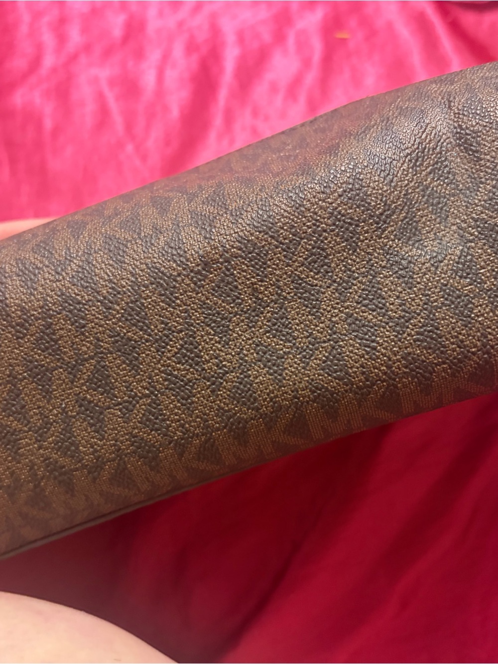 Michael kors Brown Monogram makeup bag - Picture 6 of 9